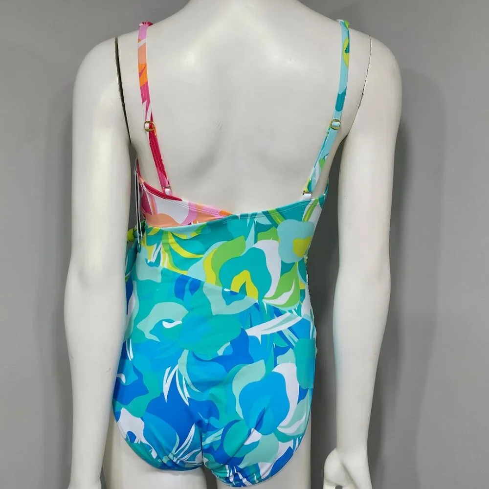Bleu by Rod Beattie Surplice Tied One-Piece Swimsuit